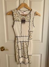 Blue Blush Boutique Patchwork Floral Bodycon Dress Photo 0