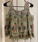 Anthropologie Moulinette Soeurs sleeveless blouse medium Photo 0