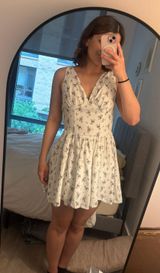 White Floral Sundress Photo 0