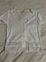 Caution to the Wind Lace Trim Top Photo 0