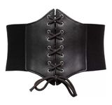Boutique Sexy Black Snap Back Waist Trimmer Corset Belt Photo 0
