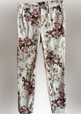 Buffalo David Bitton Floral High Rise Soft Stretch Havana Ankle Skinny Jeans, 6 Photo 0
