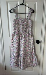 Gap smocked floral sleeveless dress small Photo 0