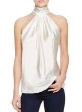 Ramy Brook silk sleeveless Highneck top Photo 0