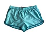 Blue Athletic Pull On Women's Running Shorts Photo 0