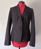 96% Wool Schoolboy Women Sz 6 Blazer Career Preppy Stretch Black Photo 0