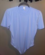 Wundermost Ultra-Soft Nulu Short-Sleeve Crew Thong Bodysuit Photo 0