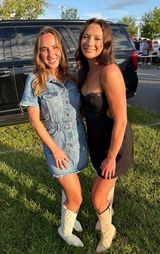 Denim Short Sleeve Dress Photo 0