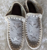 Mou Silver and Cream Ankle Boots Photo 0