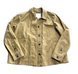 Madewell Size XS Northwood Cropped Spread Collar Back Pleat Military Jacket Photo 0