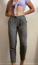 H&M Green Joggers Photo 0