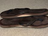 Rainbow Sandals brown flip flops Photo 0