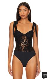 Revolve Lovers And Friends Lace Bodysuit Photo 0
