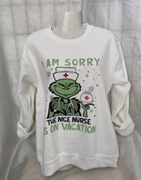 I’m Sorry The Nice Nurse Is On Vacation Crewneck  Photo 0