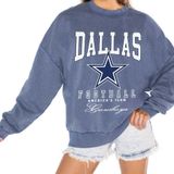 GAMEDAY COUTURE NWT Dallas Cowboys NFL Vintage Wash Crewneck Sweatshirt Women M Blue Size M Photo 0