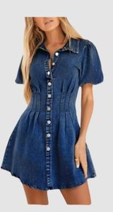 Denim Dress️ Blue Photo 0