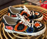 Farm Rio Crochet Flatform Sneakers Photo 0