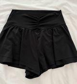 Aerie black athletic shorts double lined  Photo 0