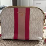 Michael Kors Purse Crossbody Pink Adjustable Strap Photo 0