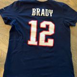 Nike New England Patriots Blue Brady 12 T-Shirt Photo 0