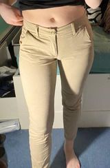 American Eagle Outfitters Khaki Skinny Pants Photo 0