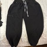 Woman’s Black Jogger Pants Photo 0
