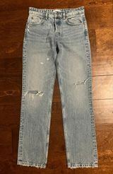ZARA Straight Leg Jeans Photo 0