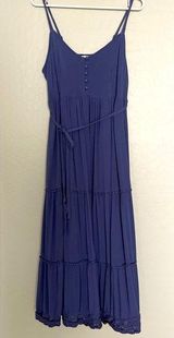 Crochet Detail maxi maternity dress - Small Photo 0