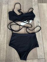 NWT L*Space Black Bikini Set XS Photo 0