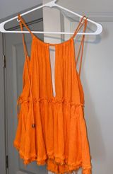 Free People Orange Top Photo 0