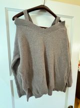 ALLSAINTS Off The Shoulder Wool Blend Sweater Photo 0