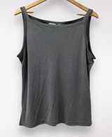 Jacqueline Ferrar L Gray Top Stretch Marble Camisole Layer Lightweight Scoopneck Photo 0
