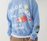 PacSun slow down take a break crewneck Photo 0