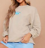 Pretty Little Thing Stone Sweatshirt Photo 0