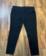Max Edition Black Casual Pant Women's XL Stretchy Pull On Photo 0