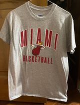 Miami Heat Shirt Gray Size M Photo 0