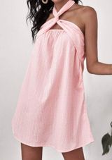 Pink Mini Dress Photo 0