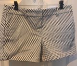 Loft White Patterned Shorts NWT Photo 0