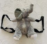 Vintage Elephant Animal Plush Backpack Photo 0