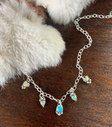 Genuine turquoise charm necklace Blue Photo 0