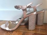 Belle Badgley Mischka Sparkle Heels Photo 0