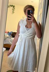 Caution to the Wind White Dress Photo 0