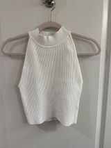 Babaton Aritzia Cropped Halter Sculpt Knit Top Photo 0