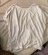 Forever 21 White Open Back Workout Top Photo 0