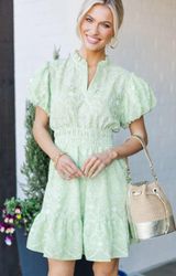 Boutique Green Dress Photo 0