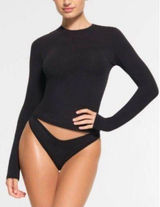 SKIMS Cotton Jersey Long Sleeve T-Shirt XS Photo 0