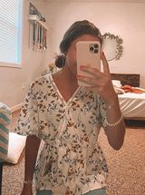 Sienna Sky Floral Wrap Top Photo 0