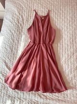 Pink High Neck Dress Size XS Photo 0