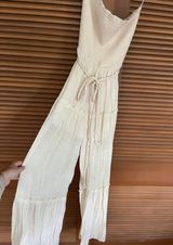 Cream Jumpsuit Photo 0