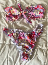 Floral Purple Bikini Photo 0